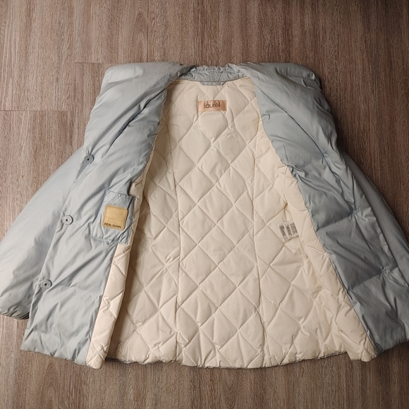 LAURÈL Vintage Ice Blue Down Puffer Jacket - Picture 5 of 15